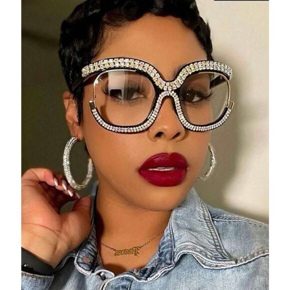 Bling Statement Glasses - Picture 1 of 5